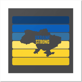 Ukraine Strong Posters and Art